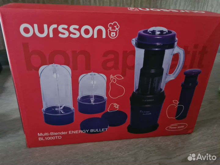 Миксер с насадками для смузи oursson