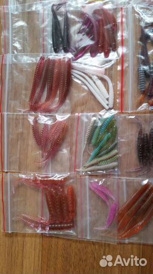 Силиконовые приманки для микроджига