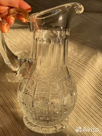 Кувшин хрустальный снежинка Sonne