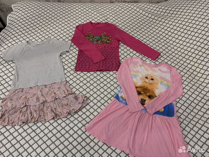 Вещи пакетом для девочки, 110/116