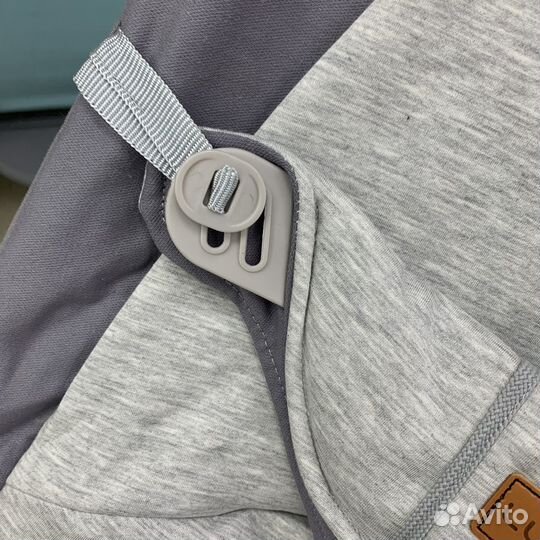 Шезлонг для новорожденных Luxmom (серый)