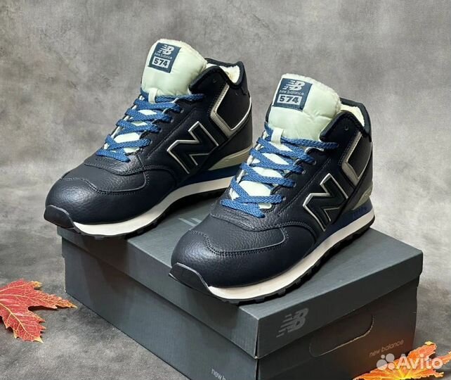 Зимние кроссовки/ New balance 574 Высокое с мехом