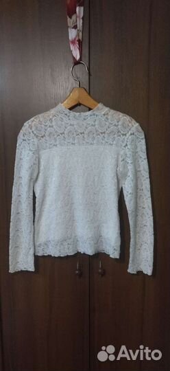 Блузка гипюровая школьная