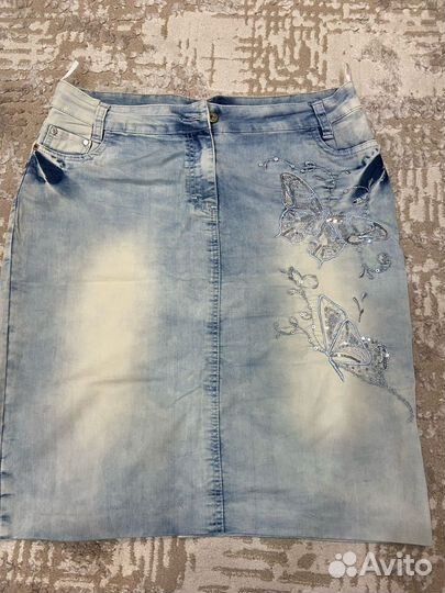 Юбка джинсовая