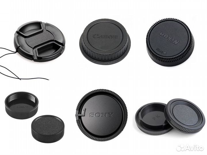 Крышки для объективов передние, задние, body cap