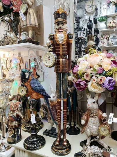 Часы интерьерные, Попугай