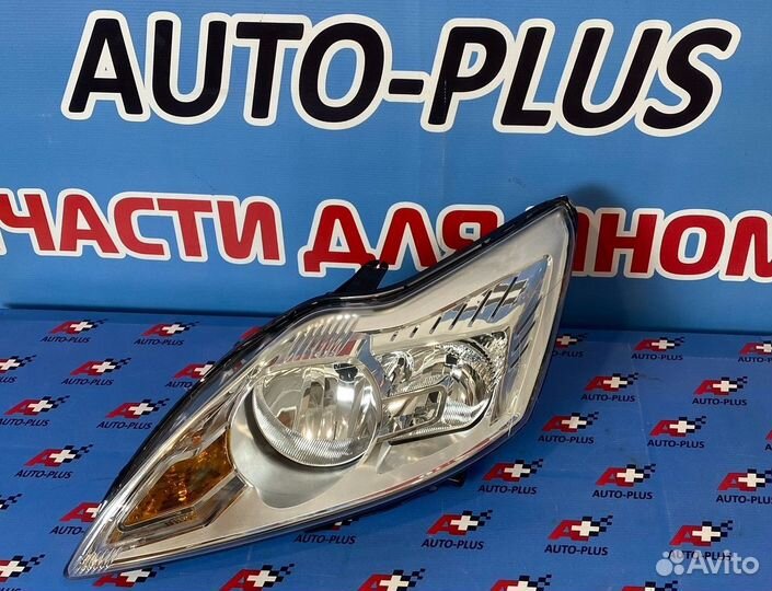 Фара форд фокус 2 хром