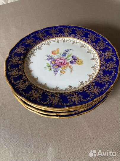 Чехия посуда cobalt