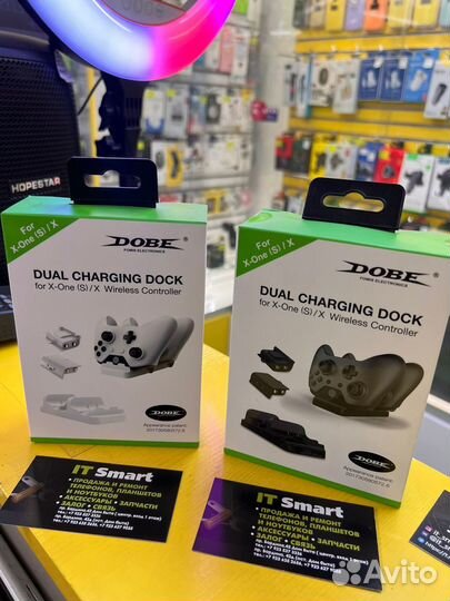 Док станция для зарядки геймпада xbox one, S, X
