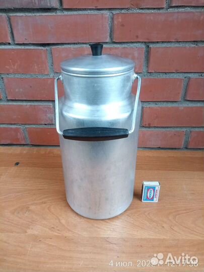 Бидон 5 литров пищевой алюминий СССР
