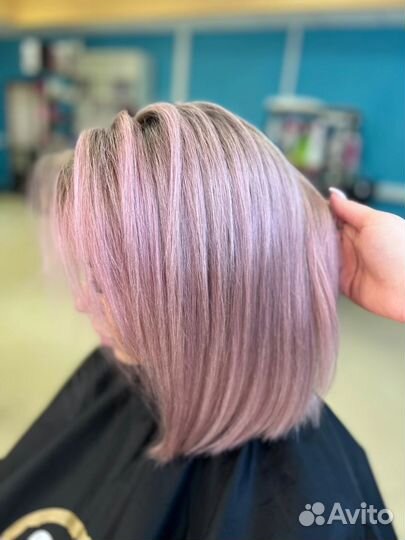 Сложное рельефное окрашивание волос