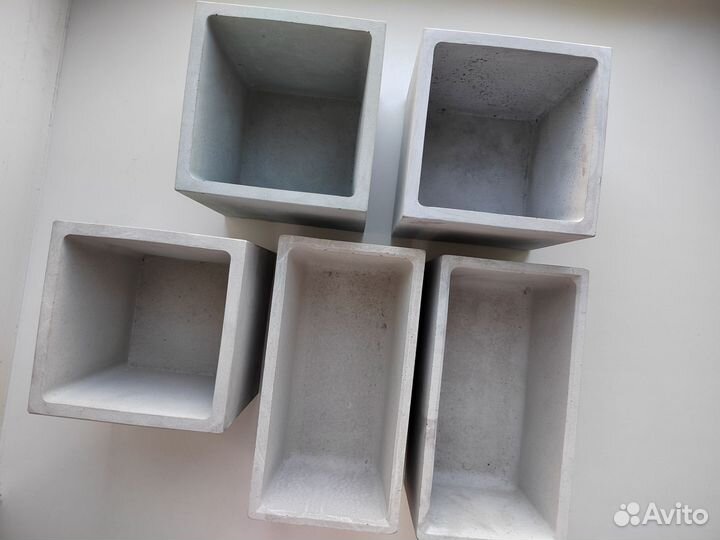 Кашпо из бетона