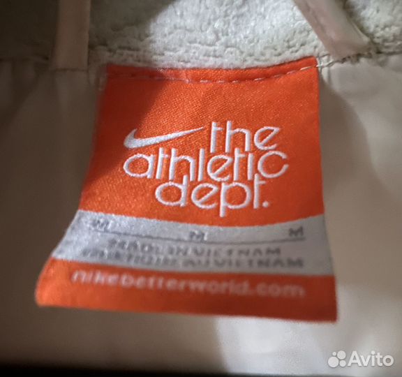 Куртка пуховик женская nike светло-бежевая