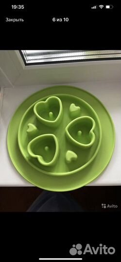 Миска для медленного поедания для собак