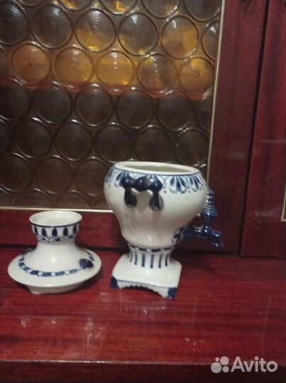 Самовар Гжель