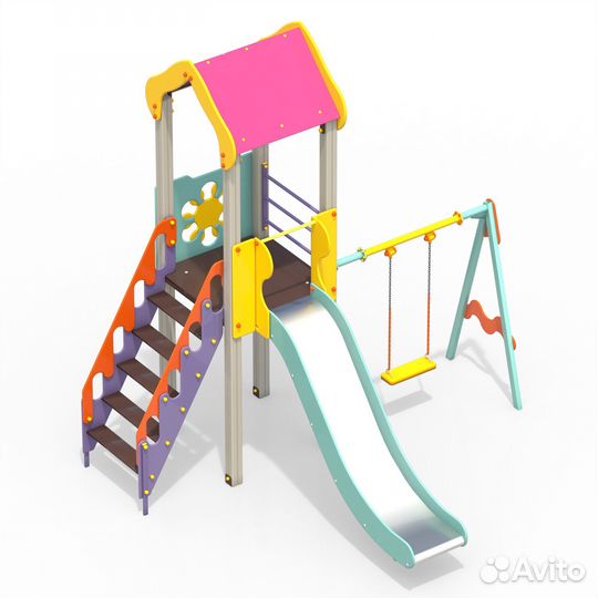 Уличные горки, детские карусели, качели всех видов