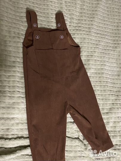 Вельветовый комбинезон 74 80