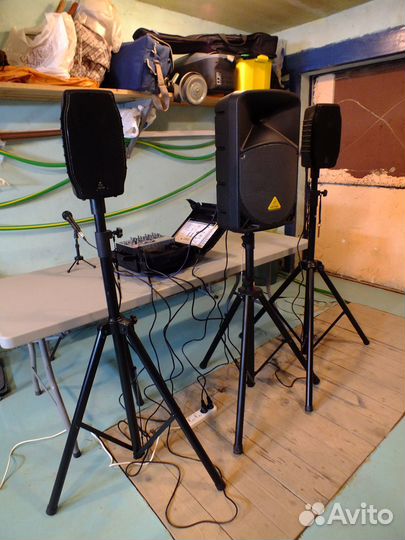 Аренда концертной звукосистемы behringer