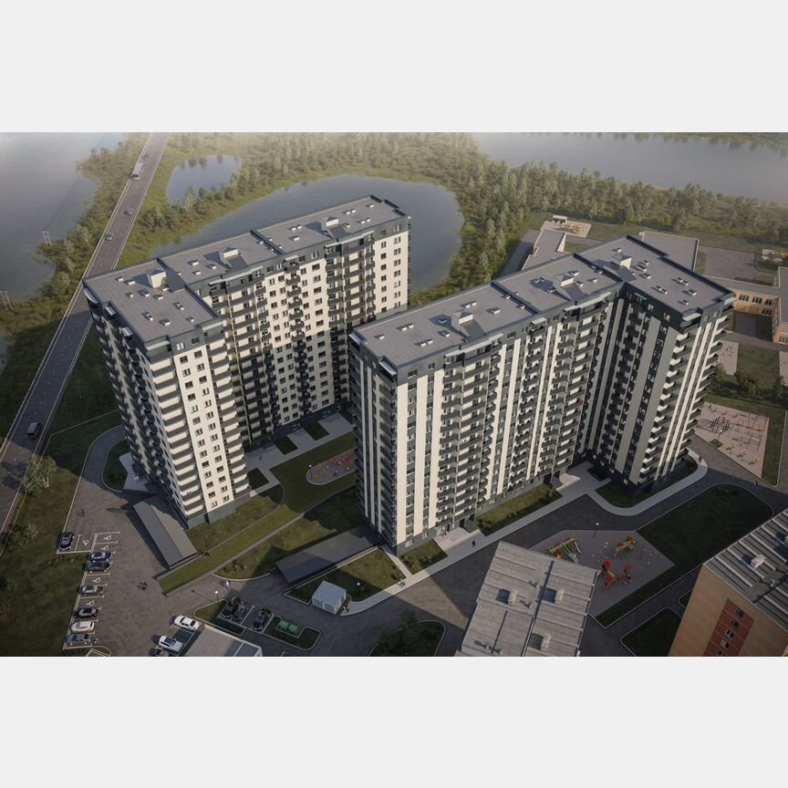 1-к. квартира, 45,5 м², 3/16 эт.