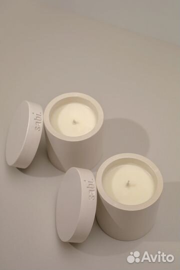 Свеча соевая ароматическая Sabi