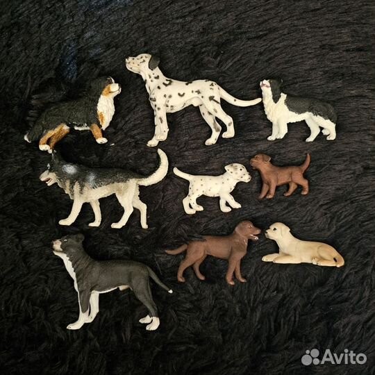 Фигурки собак шляйх лошади звери schleich модельки