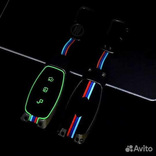 Чехол на ключ Ford / Форд Grey metal