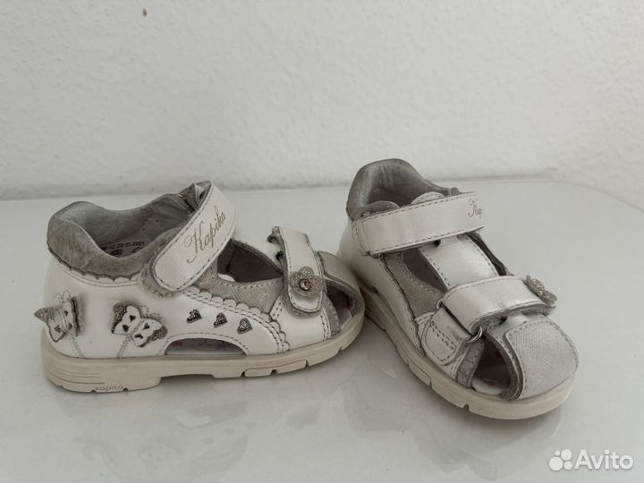 Сандалии для девочки 20 размер
