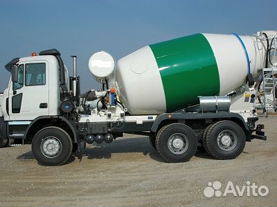 Бетон на щебне М300 ф20 (миксер) бетононасос