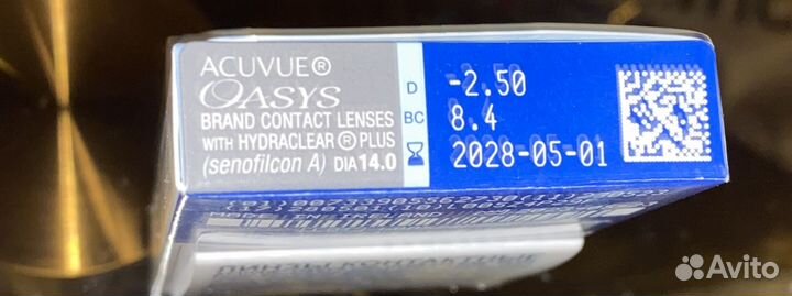 Линзы контактные acuvue oasys двухнедельные