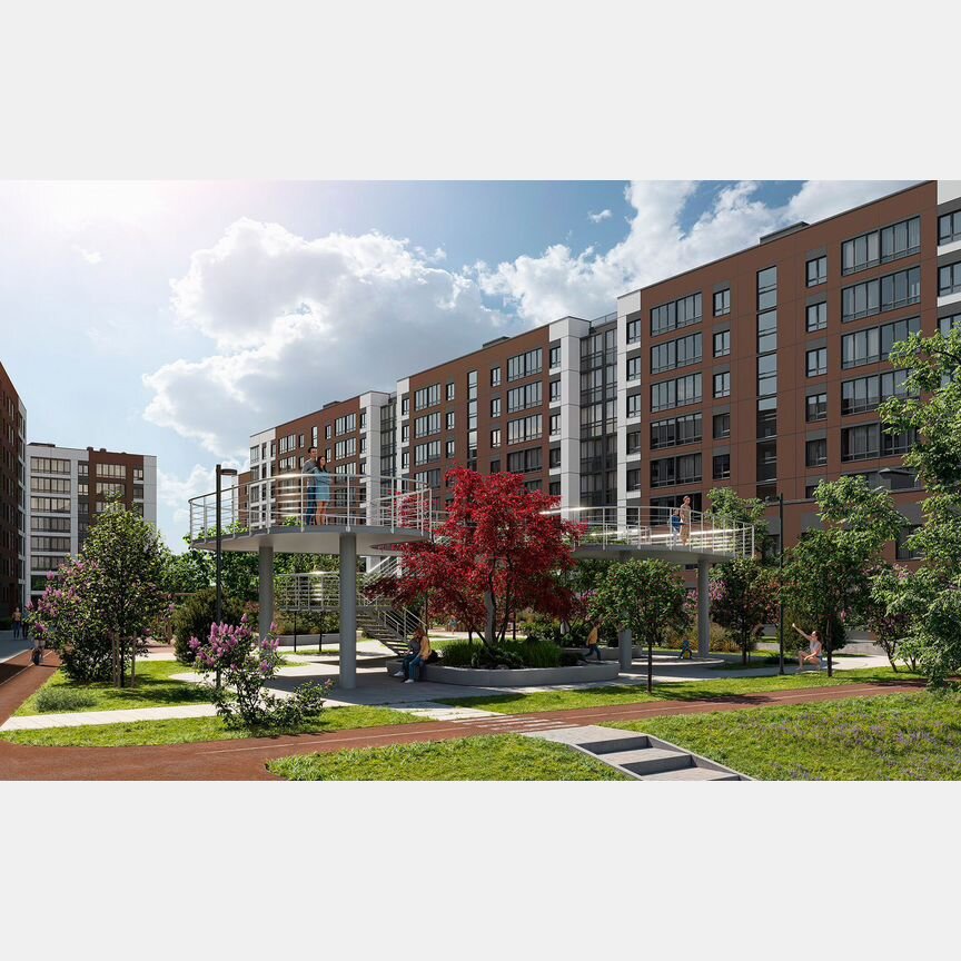 1-к. квартира, 36,7 м², 6/8 эт.