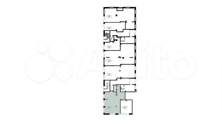 Продается торговое помещение площадью 88.3 кв.м