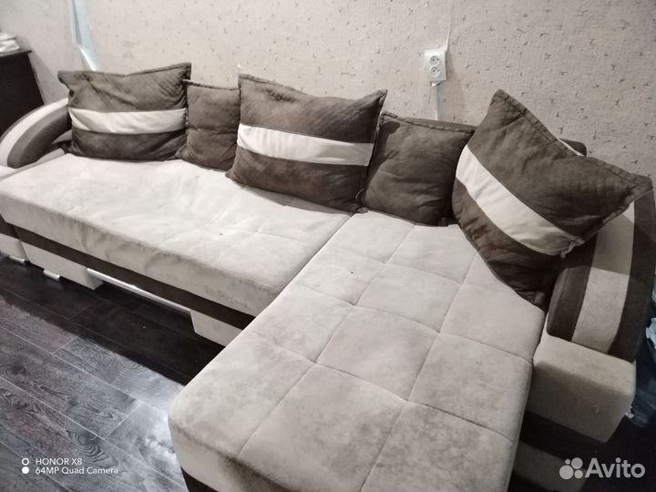 Большой угловой диван модульный бу