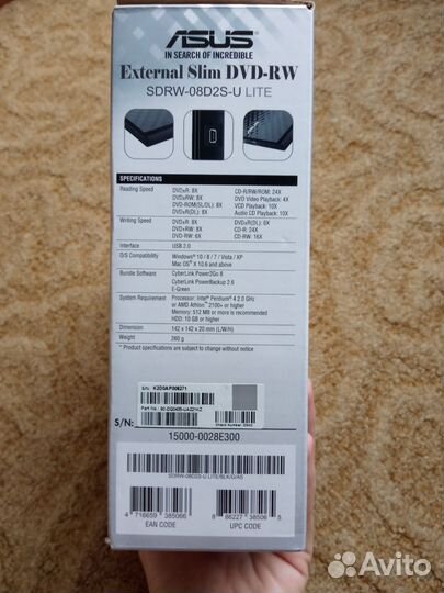 Asus дисковод