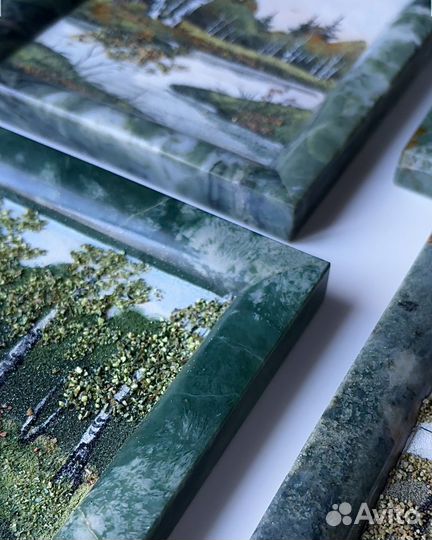 Панно из натурального камня