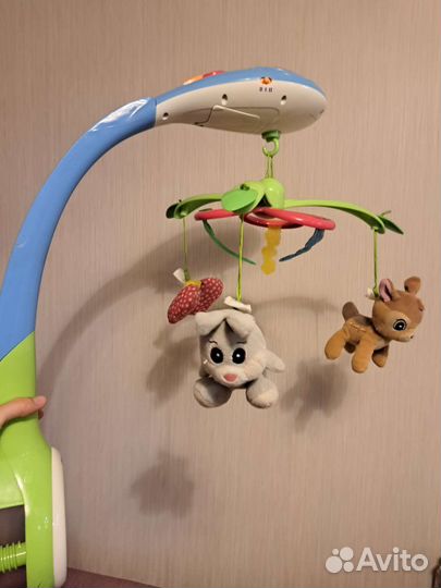 Мобиль на кроватку с проектором чикко