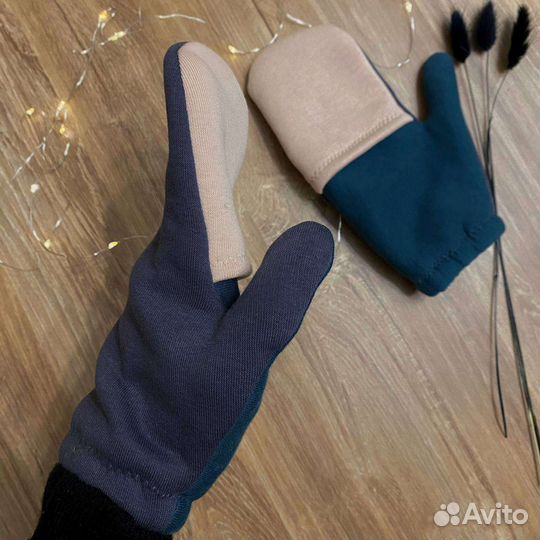 Варежки зимние