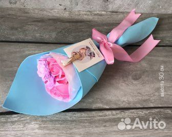 Букет из мыльных цветов