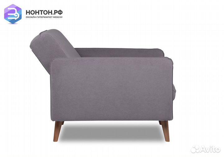 Кресло книжка Энн серое