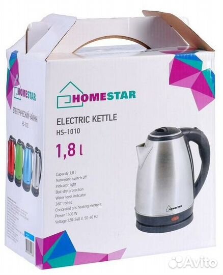 Чайник электрический HomeStar; 47890