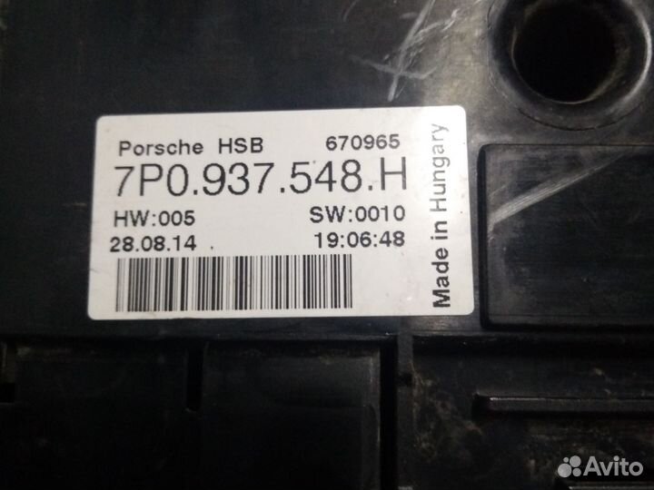 Блок предохранителей Porsche Cayenne 958