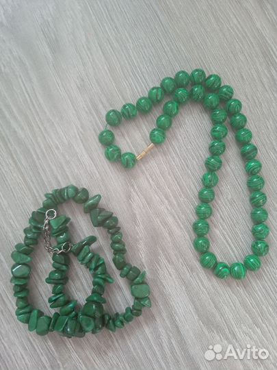 Бусы из камня