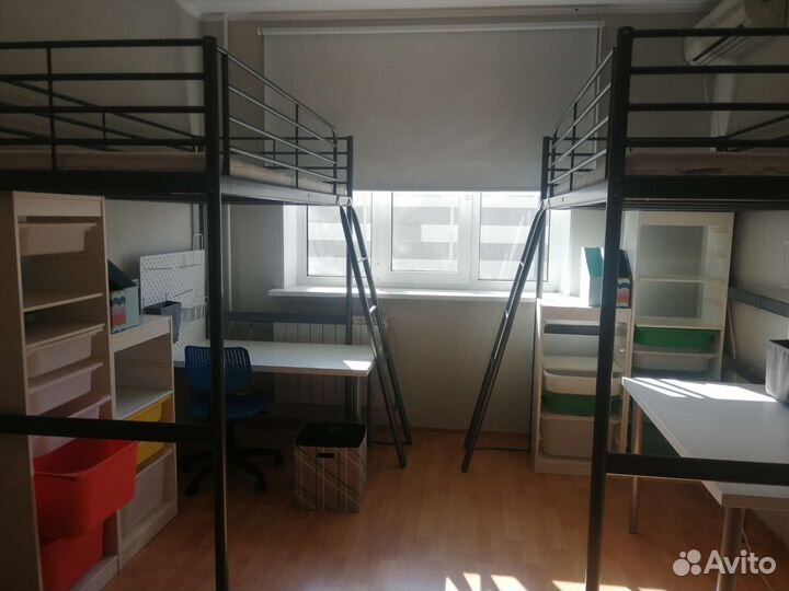 Кровать чердак IKEA Svarta
