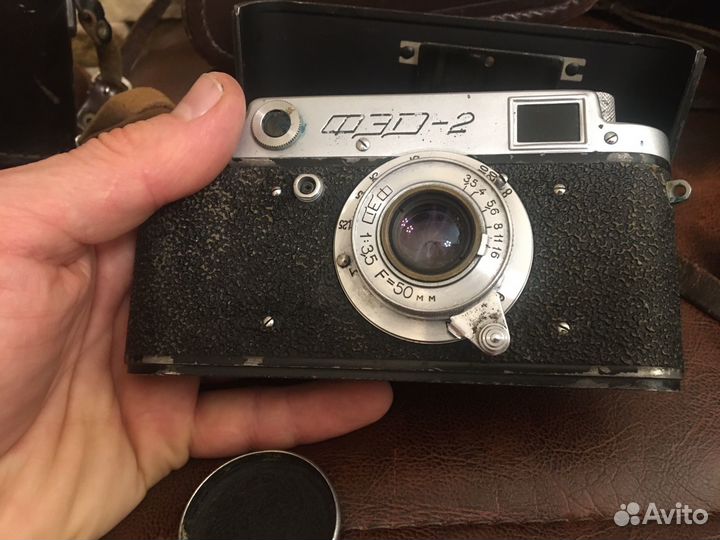 Пленочный фотоаппарат зенит е, фед 2