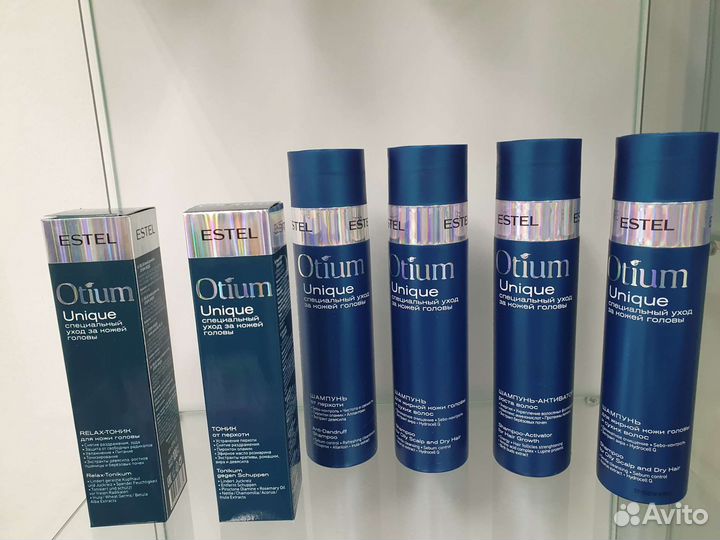 Шампунь, спрей otium unique