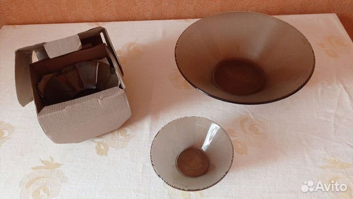 Новый набор из стекла 7 предметов