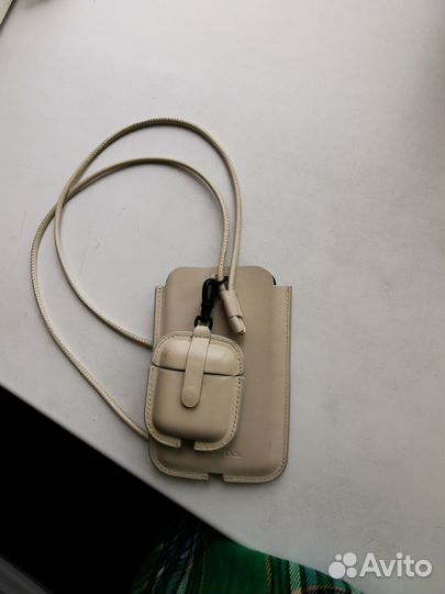 Кожанный чехол для телефона Massimo dutti
