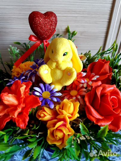 Шикарные букетики из мыла ручной работы )