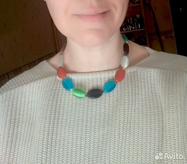 Разноцветные бусы Katrin