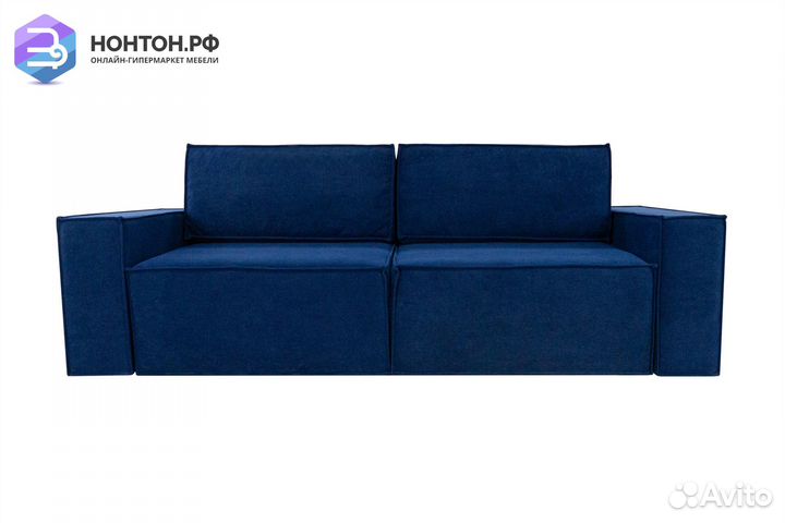 Диван еврокнижка Лофт синий