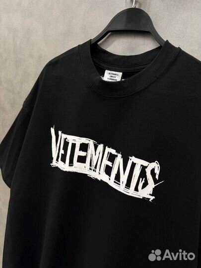 Vetements футболка оверсайз